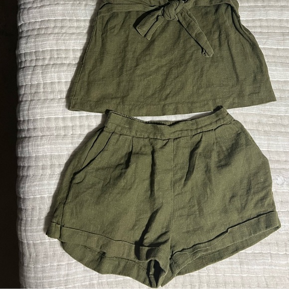 Moon River Anthropologie Linen Set - Picture 2 of 4